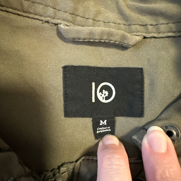 Tentree Field Jacket Women's Medium Green Military Utility Chore Coat Farm Army - Picture 5 of 11